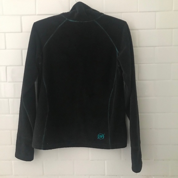 Cozy black quarter zip fleece - Picture 2 of 3